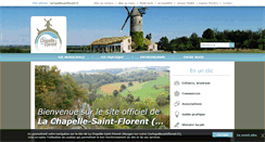 Desktop Screenshot of lachapellesaintflorent.fr
